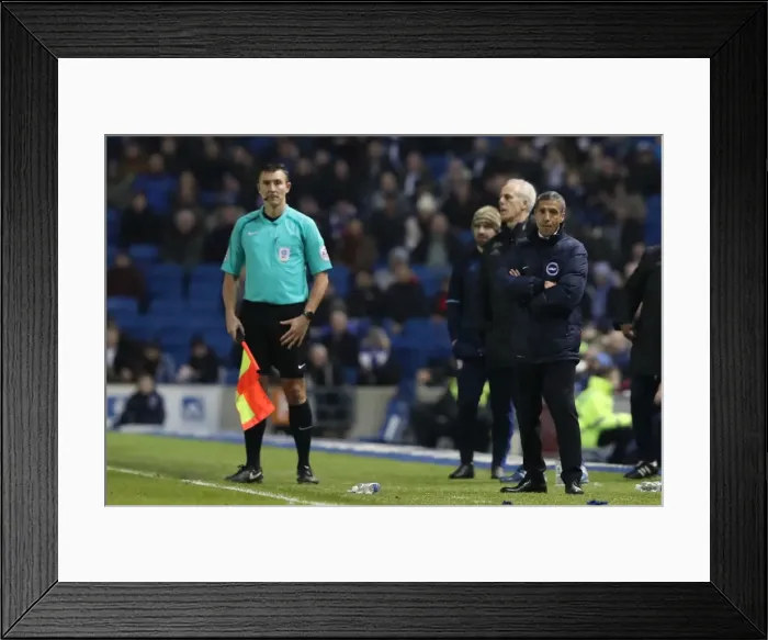 Framed Print : Chris Hughton vs. Mick McCarthy: A Championship Showdown at the American Express Community Stadium - Brighton and Hove Albion v Ipswich Town, 14 February 2017 Framed Print : Chris Hughton vs. Mick McCarthy: A Championship Showdown at the American Express Community Stadium - Brighton and Hove Albion v Ipswich Town, 14 February 2017