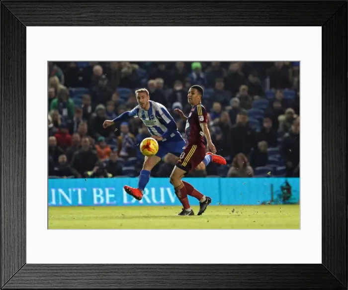 Framed Print : Glenn Murray Goes for Glory: Brighton & Hove Albion vs Ipswich Town, EFL Sky Bet Championship, 14 February 2017 Framed Print : Glenn Murray Goes for Glory: Brighton & Hove Albion vs Ipswich Town, EFL Sky Bet Championship, 14 February 2017