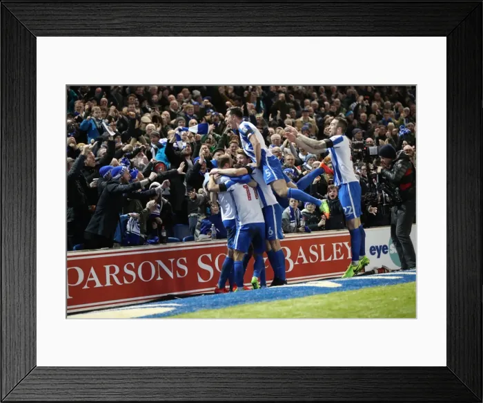 Framed Print : Intense Championship Showdown: Brighton and Hove Albion vs. Reading (25FEB17) Framed Print : Intense Championship Showdown: Brighton and Hove Albion vs. Reading (25FEB17)