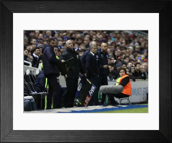 Framed Print : Intense Championship Showdown: Brighton and Hove Albion vs. Reading (25FEB17) Framed Print : Intense Championship Showdown: Brighton and Hove Albion vs. Reading (25FEB17)