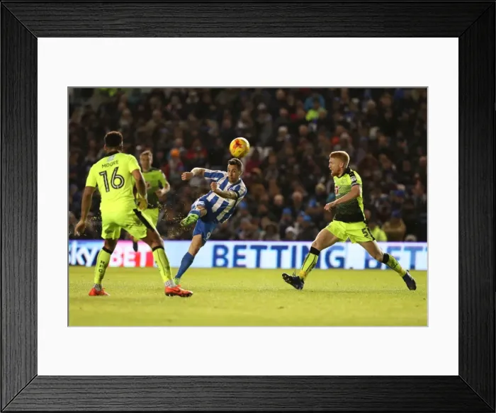 Framed Print : Intense Championship Showdown: Brighton and Hove Albion vs. Reading (25FEB17) Framed Print : Intense Championship Showdown: Brighton and Hove Albion vs. Reading (25FEB17)