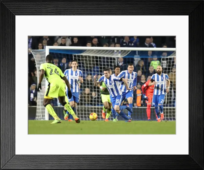 Framed Print : Intense Championship Showdown: Brighton and Hove Albion vs. Reading (25FEB17) Framed Print : Intense Championship Showdown: Brighton and Hove Albion vs. Reading (25FEB17)
