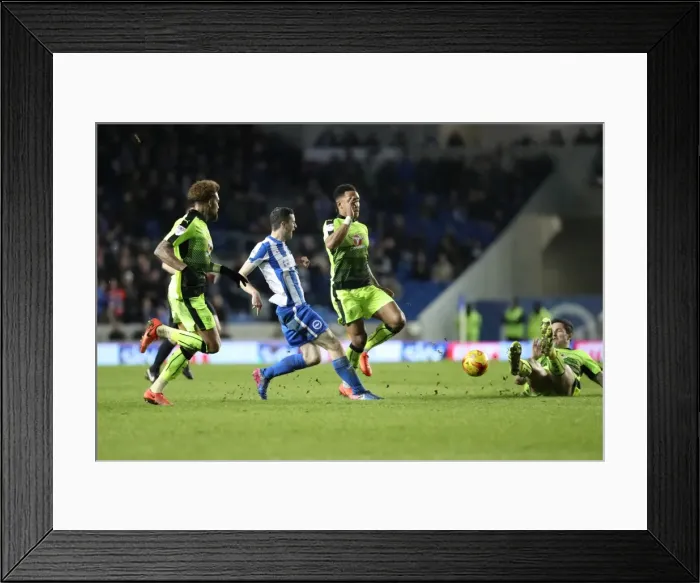 Framed Print : Intense Championship Showdown: Brighton and Hove Albion vs. Reading (25FEB17) Framed Print : Intense Championship Showdown: Brighton and Hove Albion vs. Reading (25FEB17)