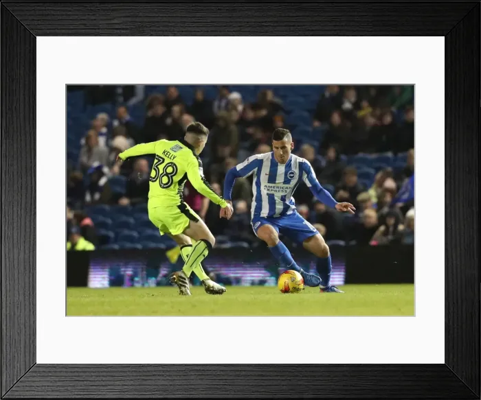 Framed Print : Intense Championship Showdown: Brighton and Hove Albion vs. Reading (25FEB17) Framed Print : Intense Championship Showdown: Brighton and Hove Albion vs. Reading (25FEB17)