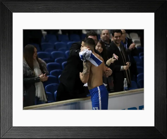 Framed Print : Intense Championship Showdown: Brighton and Hove Albion vs. Reading (25FEB17) Framed Print : Intense Championship Showdown: Brighton and Hove Albion vs. Reading (25FEB17)