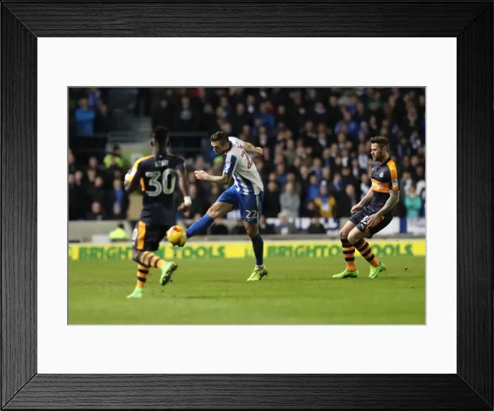 Framed Print : Championship Clash: Brighton & Hove Albion vs. Newcastle United (28FEB17) Framed Print : Championship Clash: Brighton & Hove Albion vs. Newcastle United (28FEB17)