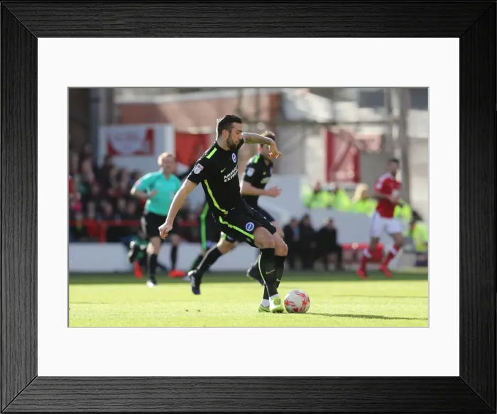 Framed Print : Brighton and Hove Albion vs. Nottingham Forest: EFL Sky Bet Championship Clash at City Ground (04MAR17) - Intense Match Action Framed Print : Brighton and Hove Albion vs. Nottingham Forest: EFL Sky Bet Championship Clash at City Ground (04MAR17) - Intense Match Action