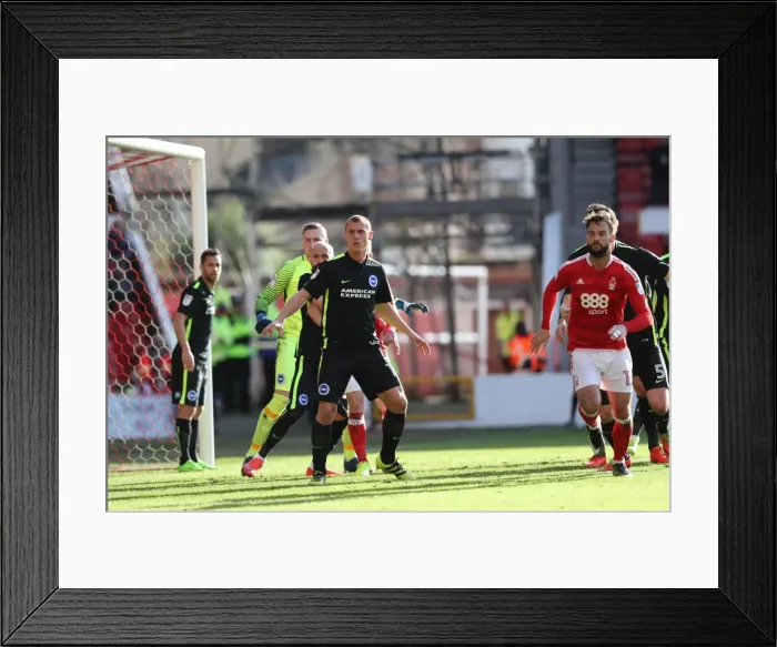 Framed Print : Brighton and Hove Albion vs. Nottingham Forest: EFL Sky Bet Championship Clash at City Ground (04MAR17) - Intense Match Action Framed Print : Brighton and Hove Albion vs. Nottingham Forest: EFL Sky Bet Championship Clash at City Ground (04MAR17) - Intense Match Action