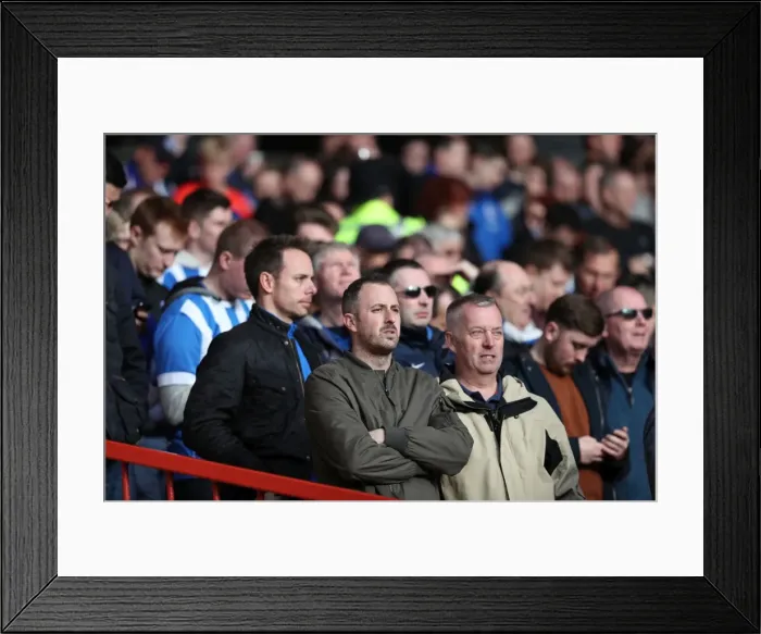 Framed Print : Brighton and Hove Albion vs. Nottingham Forest: EFL Sky Bet Championship Clash at City Ground (04MAR17) - Match Action