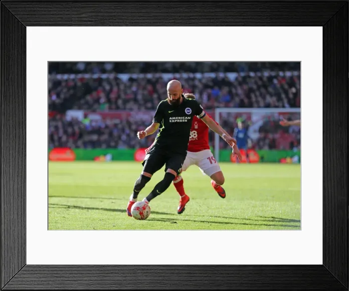 Framed Print : Brighton and Hove Albion vs. Nottingham Forest: EFL Sky Bet Championship Clash at City Ground (04MAR17) - Match Action Framed Print : Brighton and Hove Albion vs. Nottingham Forest: EFL Sky Bet Championship Clash at City Ground (04MAR17) - Match Action