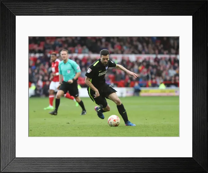 Framed Print : Brighton and Hove Albion vs. Nottingham Forest: EFL Sky Bet Championship Showdown at City Ground (04MAR17)