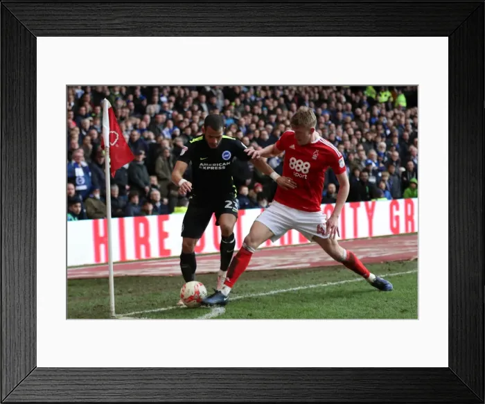 Framed Print : Brighton and Hove Albion vs. Nottingham Forest: EFL Sky Bet Championship Clash at City Ground (04MAR17) - Intense Action from the Football Field Framed Print : Brighton and Hove Albion vs. Nottingham Forest: EFL Sky Bet Championship Clash at City Ground (04MAR17) - Intense Action from the Football Field