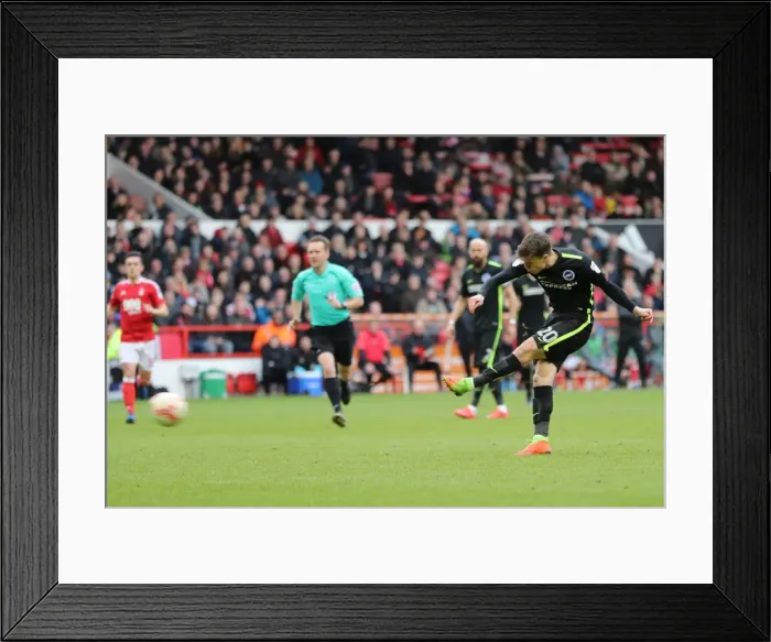 Framed Print : Brighton and Hove Albion vs. Nottingham Forest: EFL Sky Bet Championship Clash at City Ground (04MAR17) - Intense Match Action Framed Print : Brighton and Hove Albion vs. Nottingham Forest: EFL Sky Bet Championship Clash at City Ground (04MAR17) - Intense Match Action