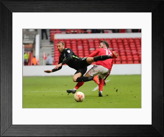 Framed Print : Brighton and Hove Albion vs. Nottingham Forest: EFL Sky Bet Championship Clash at City Ground (04MAR17) - Intense Action from the Football Field Framed Print : Brighton and Hove Albion vs. Nottingham Forest: EFL Sky Bet Championship Clash at City Ground (04MAR17) - Intense Action from the Football Field