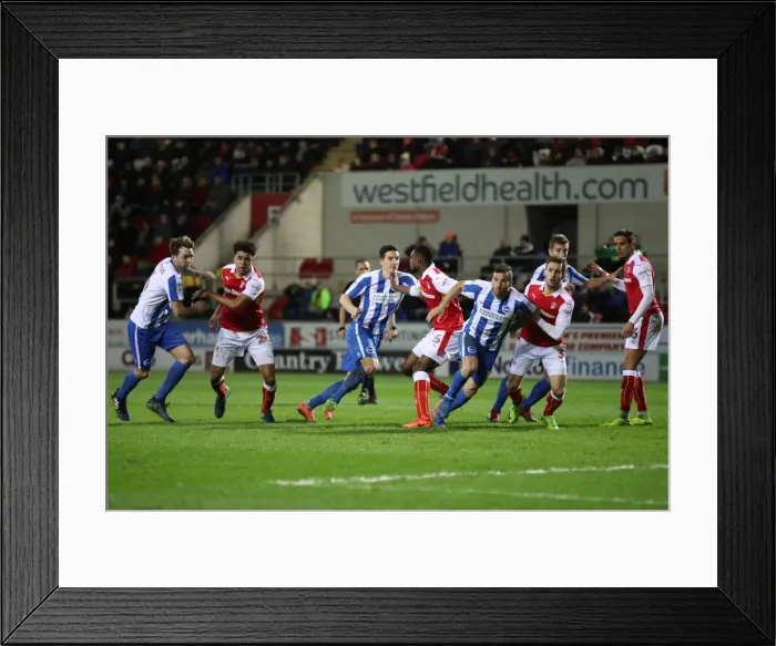 Framed Print : Brighton and Hove Albion Celebrate Championship Victory at Rotherham United (07MAR17) Framed Print : Brighton and Hove Albion Celebrate Championship Victory at Rotherham United (07MAR17)