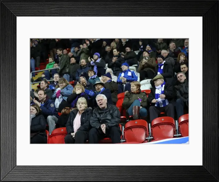 Framed Print : Brighton and Hove Albion Claim Championship Victory at Rotherham United (07MAR17)