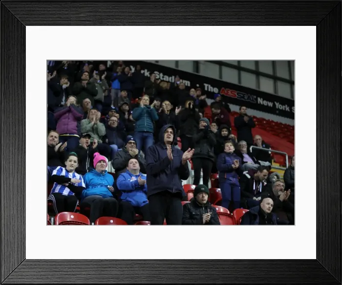 Framed Print : Brighton and Hove Albion Celebrate Championship Victory at Rotherham United (07MAR17) Framed Print : Brighton and Hove Albion Celebrate Championship Victory at Rotherham United (07MAR17)