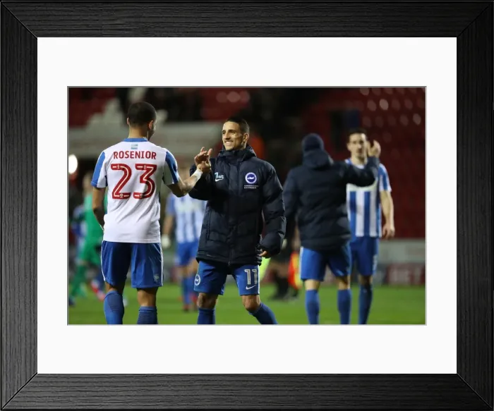 Framed Print : Brighton and Hove Albion Take on Rotherham United in EFL Sky Bet Championship Clash (07MAR17) Framed Print : Brighton and Hove Albion Take on Rotherham United in EFL Sky Bet Championship Clash (07MAR17)