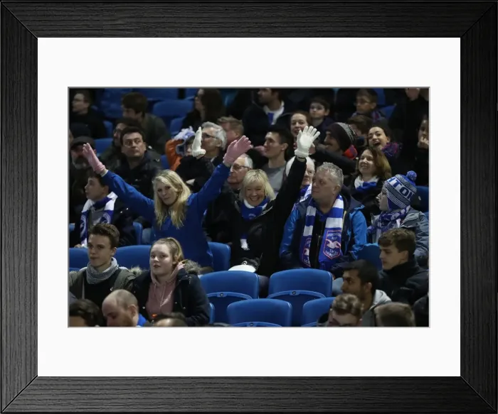 Framed Print : Intense Championship Showdown: Brighton & Hove Albion vs. Derby County (10th March 2017) Framed Print : Intense Championship Showdown: Brighton & Hove Albion vs. Derby County (10th March 2017)