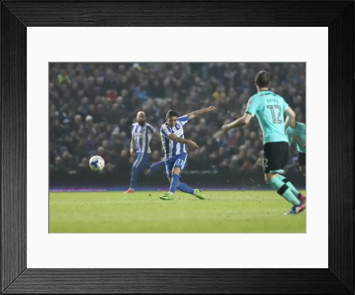 Framed Print : Intense Championship Showdown: Brighton and Hove Albion vs. Derby County (10th March 2017) Framed Print : Intense Championship Showdown: Brighton and Hove Albion vs. Derby County (10th March 2017)