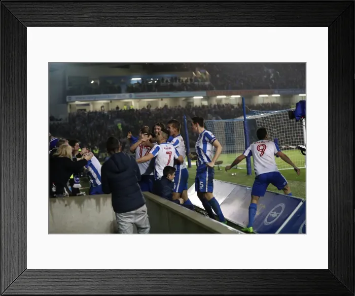 Framed Print : Intense Championship Showdown: Brighton and Hove Albion vs. Derby County (10th March 2017) Framed Print : Intense Championship Showdown: Brighton and Hove Albion vs. Derby County (10th March 2017)