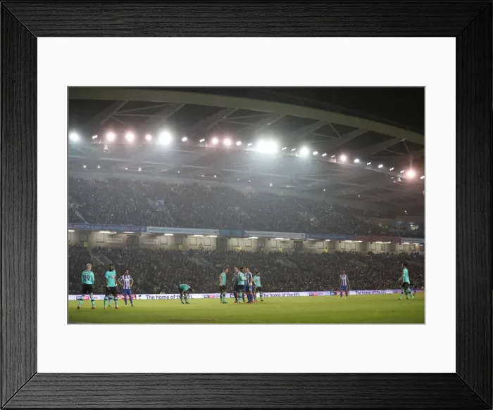 Framed Print : Intense Championship Showdown: Brighton & Hove Albion vs. Derby County (10th March 2017) Framed Print : Intense Championship Showdown: Brighton & Hove Albion vs. Derby County (10th March 2017)