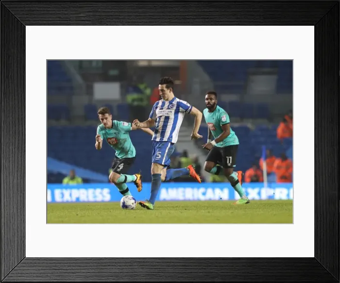 Framed Print : Intense Championship Showdown: Brighton and Hove Albion vs. Derby County (10th March 2017) Framed Print : Intense Championship Showdown: Brighton and Hove Albion vs. Derby County (10th March 2017)