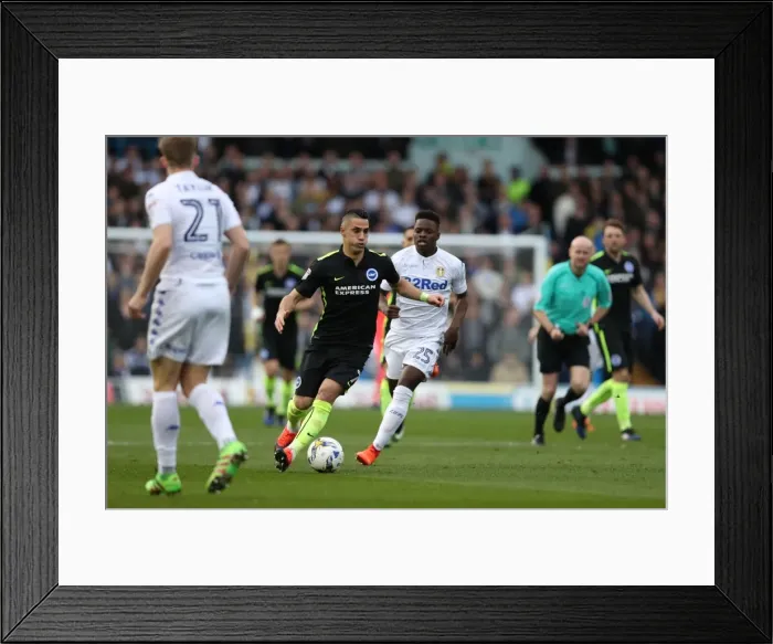 Framed Print : Brighton and Hove Albion vs. Leeds United: Championship Clash at Elland Road (18MAR17) Framed Print : Brighton and Hove Albion vs. Leeds United: Championship Clash at Elland Road (18MAR17)