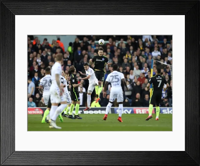 Framed Print : Clash in the Championship: Leeds United vs. Brighton and Hove Albion (18MAR17) Framed Print : Clash in the Championship: Leeds United vs. Brighton and Hove Albion (18MAR17)