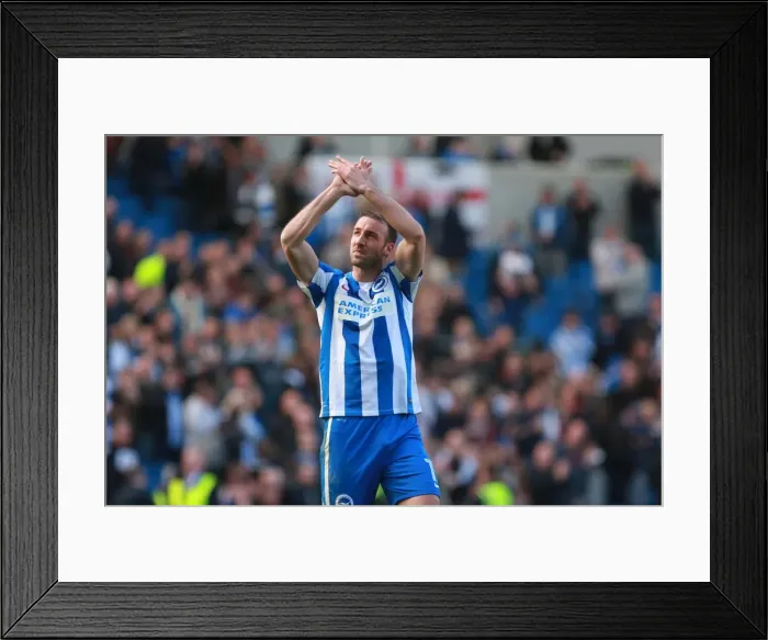 Framed Print : Brighton and Hove Albion v Blackburn Rovers EFL Sky Bet Championship 01APR17