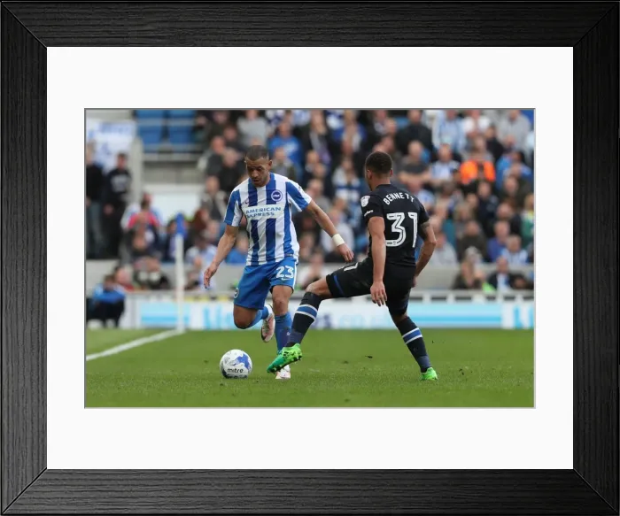 Framed Print : Brighton and Hove Albion vs. Blackburn Rovers: EFL Sky Bet Championship Showdown at American Express Community Stadium (April 1, 2017) Framed Print : Brighton and Hove Albion vs. Blackburn Rovers: EFL Sky Bet Championship Showdown at American Express Community Stadium (April 1, 2017)