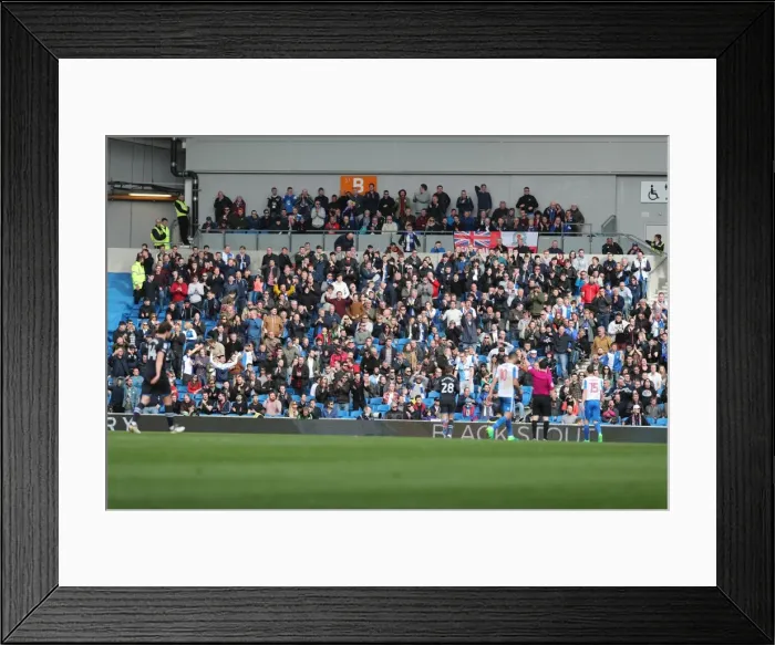 Framed Print : Brighton and Hove Albion vs. Blackburn Rovers: A Battle in the EFL Sky Bet Championship (01APR17)