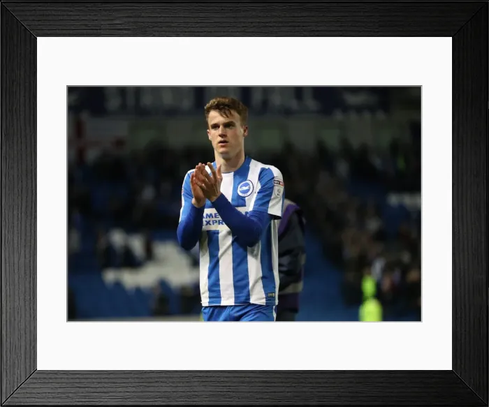 Framed Print : Brighton and Hove Albion vs. Birmingham City: EFL Sky Bet Championship Showdown at American Express Community Stadium (April 4, 2017)