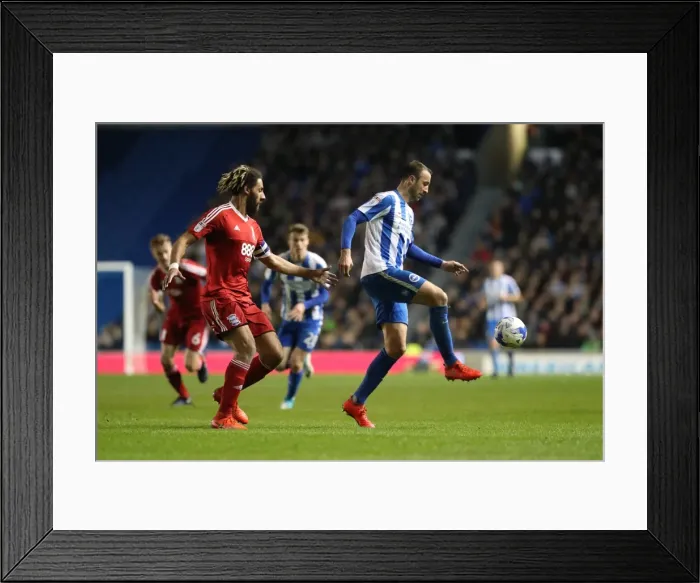 Framed Print : Brighton and Birmingham Clash in EFL Sky Bet Championship: April 4, 2017 (American Express Community Stadium) Framed Print : Brighton and Birmingham Clash in EFL Sky Bet Championship: April 4, 2017 (American Express Community Stadium)