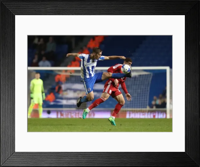 Framed Print : Brighton and Birmingham Clash in EFL Sky Bet Championship: 04APR17 at American Express Community Stadium Framed Print : Brighton and Birmingham Clash in EFL Sky Bet Championship: 04APR17 at American Express Community Stadium