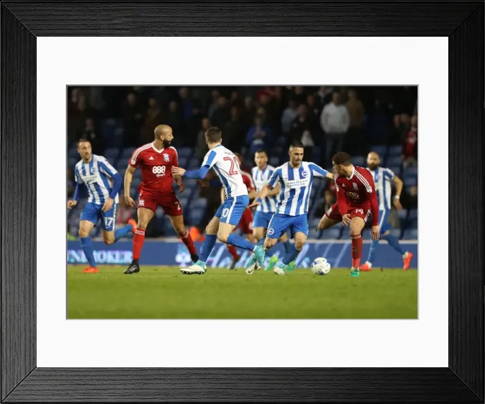 Framed Print : Brighton and Hove Albion vs. Birmingham City: EFL Sky Bet Championship Clash at American Express Community Stadium (April 4, 2017) Framed Print : Brighton and Hove Albion vs. Birmingham City: EFL Sky Bet Championship Clash at American Express Community Stadium (April 4, 2017)