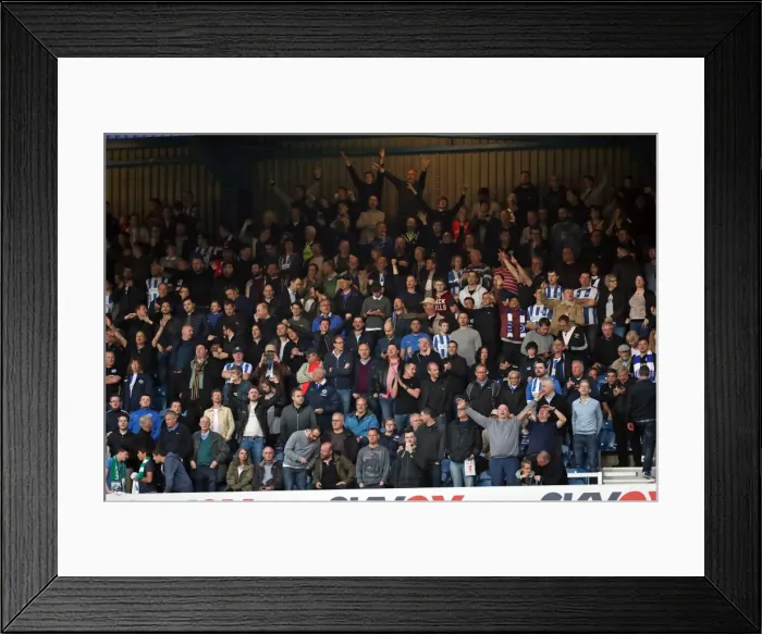 Framed Print : Intense Championship Showdown: QPR vs. Brighton & Hove Albion at Loftus Road (07APR17)
