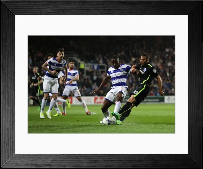 Framed Print : Intense Championship Battle: QPR vs. Brighton & Hove Albion at Loftus Road (07APR17) Framed Print : Intense Championship Battle: QPR vs. Brighton & Hove Albion at Loftus Road (07APR17)