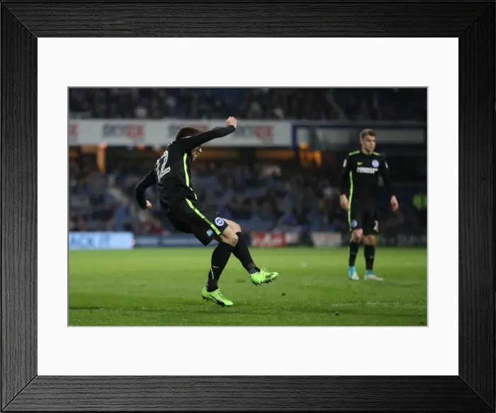 Framed Print : Intense Championship Showdown: QPR vs. Brighton & Hove Albion at Loftus Road (07APR17)