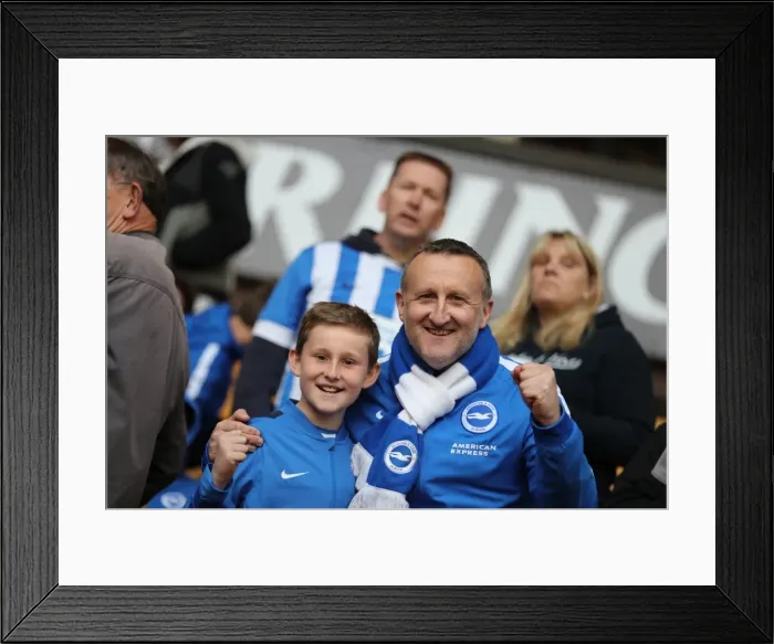 Framed Print : Brighton & Hove Albion Fans Epic Display of Passion at Wolverhampton Wanderers Championship Showdown (April 2017) Framed Print : Brighton & Hove Albion Fans Epic Display of Passion at Wolverhampton Wanderers Championship Showdown (April 2017)