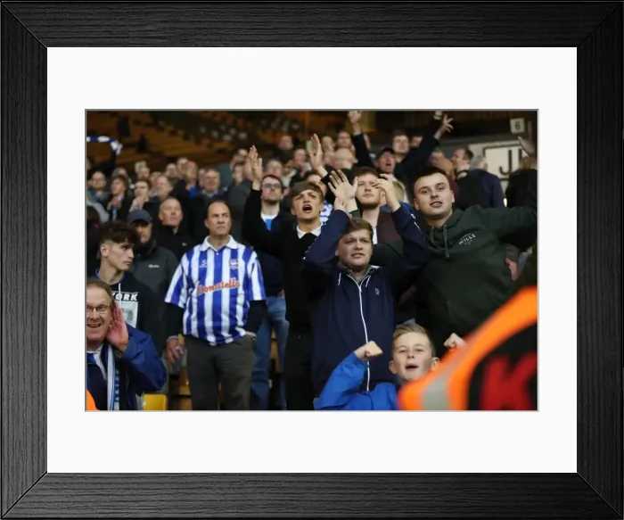 Framed Print : Brighton & Hove Albion Fans Passionate Support at Wolverhampton Wanderers Championship Clash (14th April 2017) Framed Print : Brighton & Hove Albion Fans Passionate Support at Wolverhampton Wanderers Championship Clash (14th April 2017)