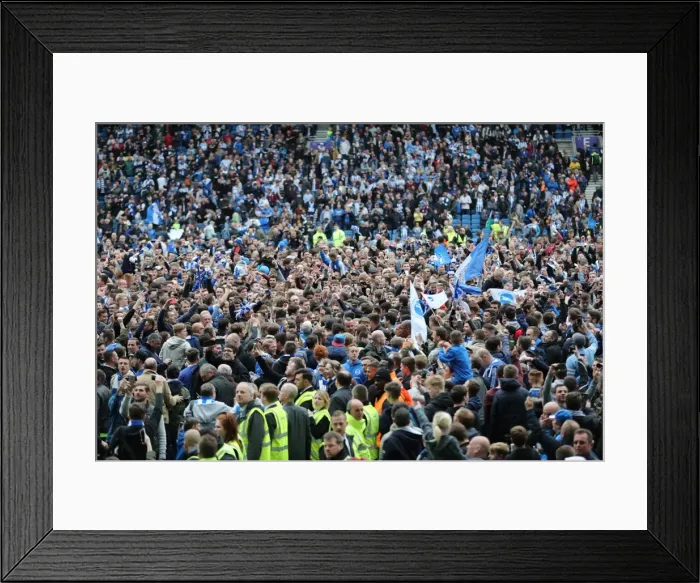 Framed Print : Sea of Colors: Brighton and Hove Albion Fans in Action at the American Express Community Stadium (17APR17) Framed Print : Sea of Colors: Brighton and Hove Albion Fans in Action at the American Express Community Stadium (17APR17)