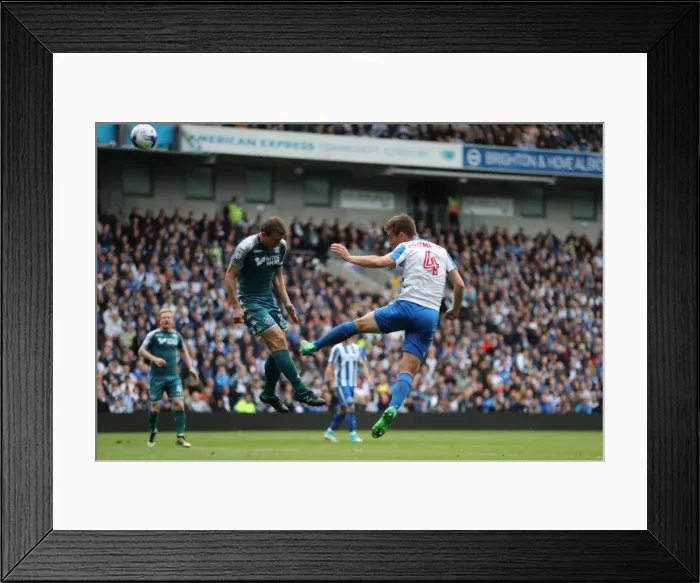 Framed Print : A Tight Championship Clash: Brighton and Hove Albion vs. Wigan Athletic (17APR17) Framed Print : A Tight Championship Clash: Brighton and Hove Albion vs. Wigan Athletic (17APR17)