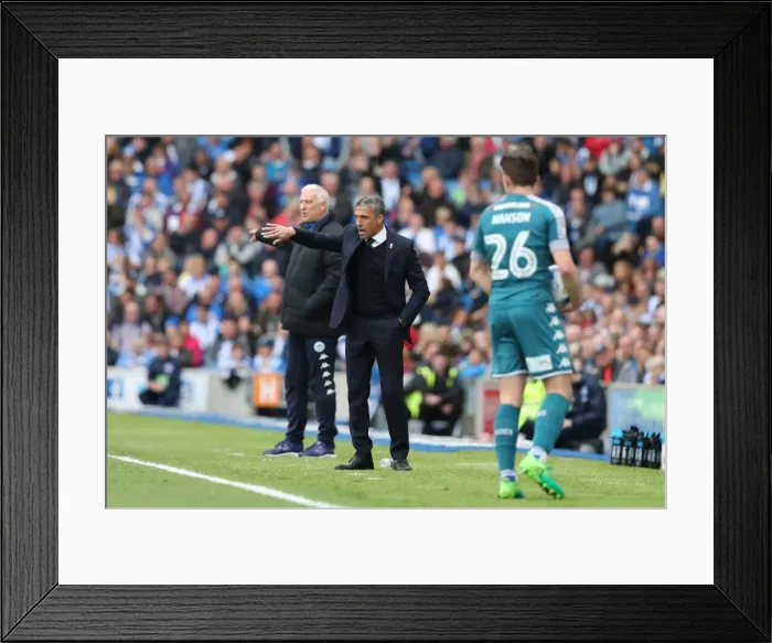 Framed Print : Intense Championship Showdown: Brighton & Hove Albion vs. Wigan Athletic (17APR17) Framed Print : Intense Championship Showdown: Brighton & Hove Albion vs. Wigan Athletic (17APR17)