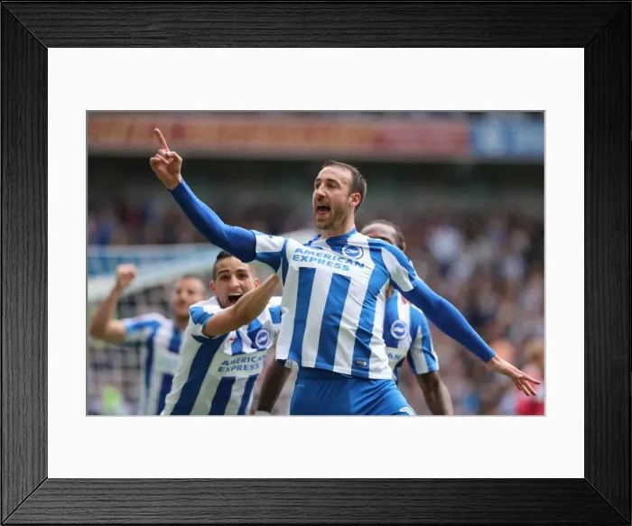 Framed Print : Brighton and Hove Albion vs. Wigan Athletic: A Fierce EFL Sky Bet Championship Clash at the American Express Community Stadium (17APR17) Framed Print : Brighton and Hove Albion vs. Wigan Athletic: A Fierce EFL Sky Bet Championship Clash at the American Express Community Stadium (17APR17)