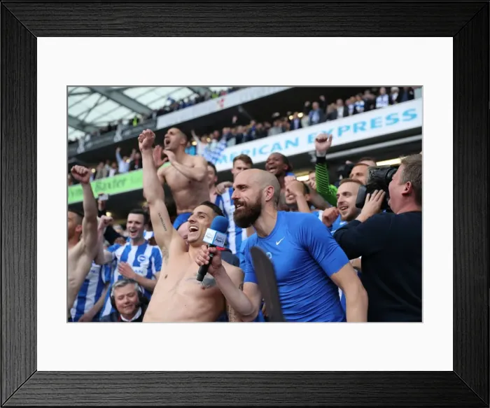 Framed Print : Tight Championship Battle: Brighton and Hove Albion vs. Wigan Athletic (17APR17) Framed Print : Tight Championship Battle: Brighton and Hove Albion vs. Wigan Athletic (17APR17)