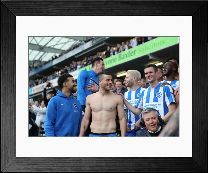 Framed Print : Brighton and Hove Albion vs. Wigan Athletic: A Fierce EFL Sky Bet Championship Clash at the American Express Community Stadium (17APR17) Framed Print : Brighton and Hove Albion vs. Wigan Athletic: A Fierce EFL Sky Bet Championship Clash at the American Express Community Stadium (17APR17)