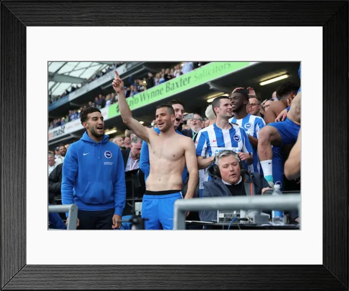 Framed Print : Brighton and Hove Albion vs. Wigan Athletic: A Fierce EFL Sky Bet Championship Clash at the American Express Community Stadium (17APR17) Framed Print : Brighton and Hove Albion vs. Wigan Athletic: A Fierce EFL Sky Bet Championship Clash at the American Express Community Stadium (17APR17)