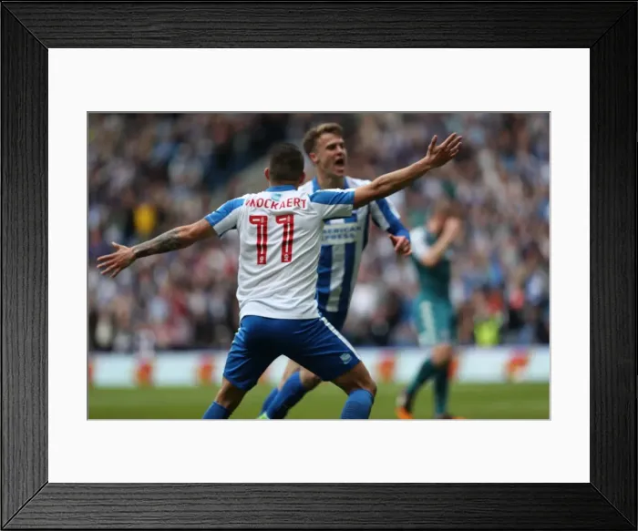 Framed Print : Tight Championship Clash: Brighton & Hove Albion vs. Wigan Athletic (17APR17) Framed Print : Tight Championship Clash: Brighton & Hove Albion vs. Wigan Athletic (17APR17)