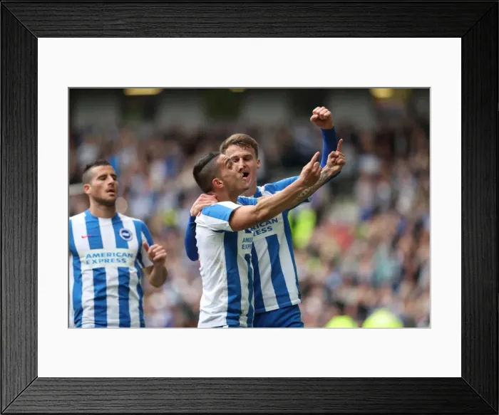 Framed Print : Brighton and Hove Albion vs. Wigan Athletic: A Fierce EFL Sky Bet Championship Clash at the American Express Community Stadium (17APR17) Framed Print : Brighton and Hove Albion vs. Wigan Athletic: A Fierce EFL Sky Bet Championship Clash at the American Express Community Stadium (17APR17)